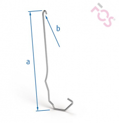 Seitenfalzklammern FOS für ClipHolster