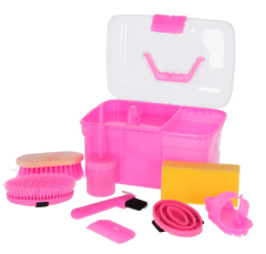 Putzbox befüllt f.Kinder, rosa