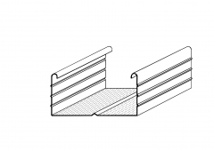 Trockenbau C-Deckenprofil 60/27 verz.