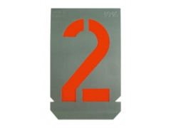 SIGNIERSCHABLONEN-SATZ ZAHLEN 50 MM