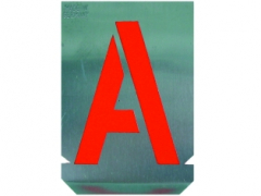 SIGNIERSCHABLONEN-SATZ BUCHSTABEN 40 MM