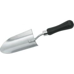 Blumenkelle, Stahl mit Holz-