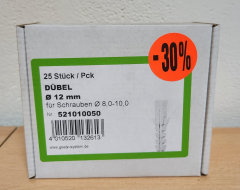 Dübel Ø12