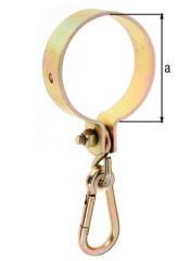 Schaukelschelle,f.Rundholz,disp,Ø100