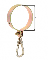 Schaukelschelle,f.Rundholz,disp,Ø120