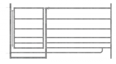 Schafpanel 2,75m mit Tor, Höhe 0,92m - f
