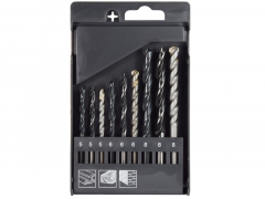 KOMBI-BOHRER-SATZ 9-TLG HM/HSS/HOLZ