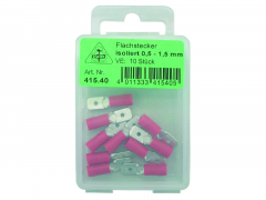 KABELSCHUHE FL-STECKER ROT