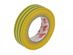 PVC-ISOLIERBAND 10 M X 15 MM GELB-GRÜN