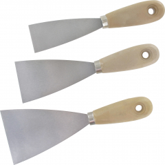 Spachtel-Set 3-tlg.,m.Plastik-