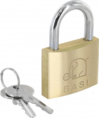 Vorhängeschloss Messing 50mm