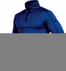 LA-Shirt kornblau/sw Gr.4XL