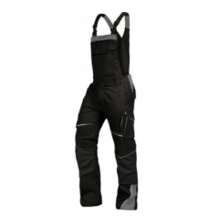 Latzhose schwarz/grau Gr.68