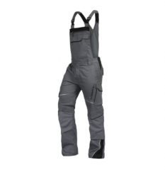 Latzhose grau/schwarz Gr.42