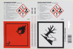 Haftetiketten nach neuer GHS