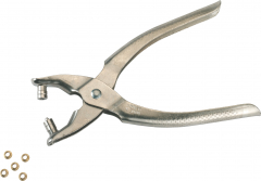 Ösenzange 140mm mit 100 Stück