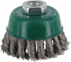 Topfbürste 65mm, Inox, gezopft