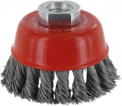 Topfbürste 65mm, Stahl,gezopft