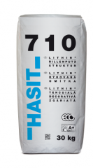 710 Rillenputz 6mm weiss 30kg