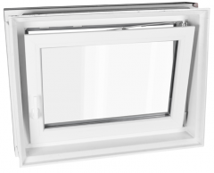 WOLFA Zargenfenster Z82, Gr. 125x75 cm